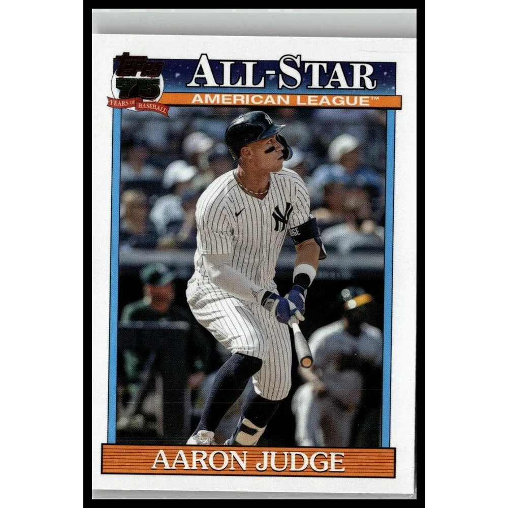 2026 Topps Aaron Judge #91AS-1 1991 Topps Baseball 35th Pink (Series Two)